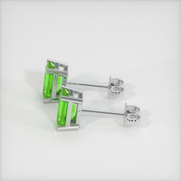 <span>0.50</span>&nbsp;<span class="tooltip-light">Ct.Tw.<span class="tooltiptext">Total Carat Weight</span></span> Gemstone Earrings, 18K White Gold 3