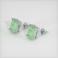 <span>1.82</span>&nbsp;<span class="tooltip-light">Ct.Tw.<span class="tooltiptext">Total Carat Weight</span></span> Gemstone Earrings, 18K White Gold 2