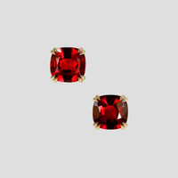 <span>1.99</span> <span class="tooltip-light">Ct.Tw.<span class="tooltiptext">Total Carat Weight</span></span> Ruby Earrings, 14K Yellow Gold 1