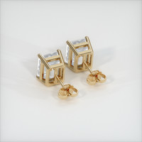 <span>8.24</span>&nbsp;<span class="tooltip-light">Ct.Tw.<span class="tooltiptext">Total Carat Weight</span></span> Sapphire Earrings, 14K Yellow Gold 4