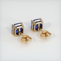 <span>2.00</span>&nbsp;<span class="tooltip-light">Ct.Tw.<span class="tooltiptext">Total Carat Weight</span></span> Blue Sapphire Earrings, 14K Yellow Gold 4