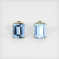 <span>3.96</span>&nbsp;<span class="tooltip-light">Ct.Tw.<span class="tooltiptext">Total Carat Weight</span></span> Gemstone Earrings, 14K Yellow Gold 1