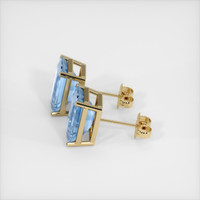 <span>3.96</span>&nbsp;<span class="tooltip-light">Ct.Tw.<span class="tooltiptext">Total Carat Weight</span></span> Gemstone Earrings, 14K Yellow Gold 3