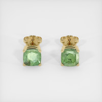 <span>2.76</span>&nbsp;<span class="tooltip-light">Ct.Tw.<span class="tooltiptext">Total Carat Weight</span></span> Gemstone Earrings, 14K Yellow Gold 1