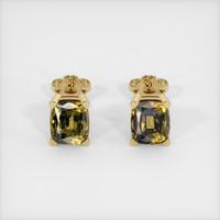 <span>3.27</span>&nbsp;<span class="tooltip-light">Ct.Tw.<span class="tooltiptext">Total Carat Weight</span></span> Gemstone Earrings, 14K Yellow Gold 1