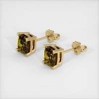 <span>1.68</span>&nbsp;<span class="tooltip-light">Ct.Tw.<span class="tooltiptext">Total Carat Weight</span></span> Gemstone Earrings, 14K Yellow Gold 2