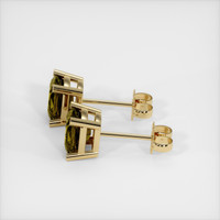 <span>3.27</span>&nbsp;<span class="tooltip-light">Ct.Tw.<span class="tooltiptext">Total Carat Weight</span></span> Gemstone Earrings, 14K Yellow Gold 3