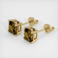 <span>3.16</span>&nbsp;<span class="tooltip-light">Ct.Tw.<span class="tooltiptext">Total Carat Weight</span></span> Gemstone Earrings, 14K Yellow Gold 2