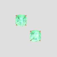 <span>7.71</span>&nbsp;<span class="tooltip-light">Ct.Tw.<span class="tooltiptext">Total Carat Weight</span></span> Emerald Earrings, 18K Yellow Gold 1