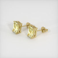 <span>1.49</span>&nbsp;<span class="tooltip-light">Ct.Tw.<span class="tooltiptext">Total Carat Weight</span></span> Sapphire Earrings, 18K Yellow Gold 2