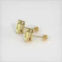 <span>1.49</span>&nbsp;<span class="tooltip-light">Ct.Tw.<span class="tooltiptext">Total Carat Weight</span></span> Sapphire Earrings, 18K Yellow Gold 3