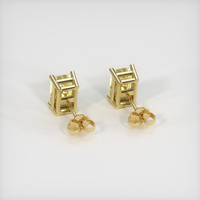 <span>1.49</span>&nbsp;<span class="tooltip-light">Ct.Tw.<span class="tooltiptext">Total Carat Weight</span></span> Sapphire Earrings, 18K Yellow Gold 4