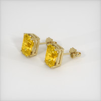 <span>2.30</span>&nbsp;<span class="tooltip-light">Ct.Tw.<span class="tooltiptext">Total Carat Weight</span></span> Sapphire Earrings, 18K Yellow Gold 2