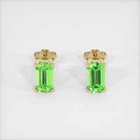 <span>0.99</span>&nbsp;<span class="tooltip-light">Ct.Tw.<span class="tooltiptext">Total Carat Weight</span></span> Gemstone Earrings, 18K Yellow Gold 1