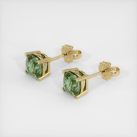 <span>2.76</span>&nbsp;<span class="tooltip-light">Ct.Tw.<span class="tooltiptext">Total Carat Weight</span></span> Gemstone Earrings, 18K Yellow Gold 2