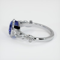 1.75 Ct. Blue Sapphire Ring, Platinum 950 4
