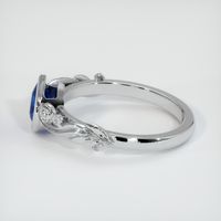 0.85 Ct. Blue Sapphire Ring, Platinum 950 4