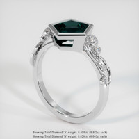 1.66 Ct. Sapphire Ring, Platinum 950 2