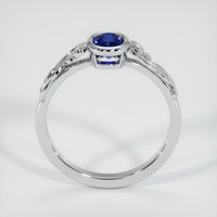 0.67 Ct. Blue Sapphire Ring, Platinum 950 3