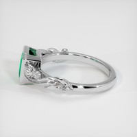 1.60 Ct. Emerald Ring, Platinum 950 4