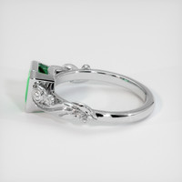 1.45 Ct. Emerald Ring, Platinum 950 4