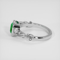 1.06 Ct. Emerald Ring, Platinum 950 4
