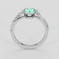 0.79 Ct. Emerald Ring, Platinum 950 3