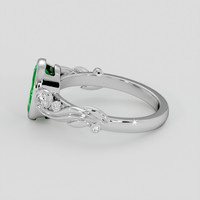 1.22 Ct. Emerald Ring, Platinum 950 4