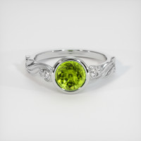 1.31 Ct. Gemstone Ring, Platinum 950 1