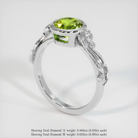 1.31 Ct. Gemstone Ring, Platinum 950 2