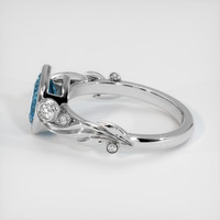 1.02 Ct. Gemstone Ring, Platinum 950 4