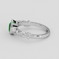 1.52 Ct. Tsavorite Garnet Ring, Platinum 950 4