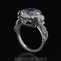 5.38 Ct. Gemstone Ring, Platinum 950 2