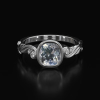 1.18 Ct. Gemstone Ring, Platinum 950 1