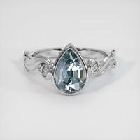 1.66 Ct. Gemstone Ring, Platinum 950 1
