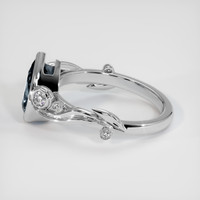 1.66 Ct. Gemstone Ring, Platinum 950 4