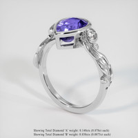 2.31 Ct. Gemstone Ring, Platinum 950 2