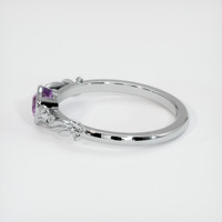 0.64 Ct. Pink Sapphire Ring, Platinum 950 4