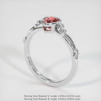 1.06 Ct. Sapphire Ring, Platinum 950 2
