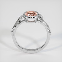 1.53 Ct. Pinkish Brown Sapphire Ring, Platinum 950 3