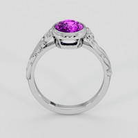 2.05 Ct. Purple Sapphire Ring, Platinum 950 3