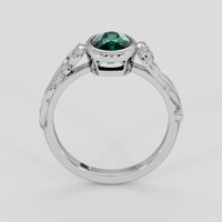 1.48 Ct. Bluish Green Sapphire Ring, Platinum 950 3