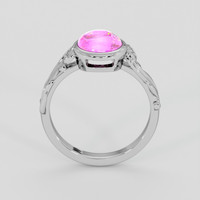 2.25 Ct. Pink Sapphire Ring, Platinum 950 3