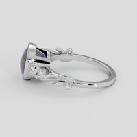 4.02 Ct. Blue Sapphire Ring, Platinum 950 4