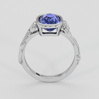 2.67 Ct. Purplish Blue Sapphire Ring, Platinum 950 3