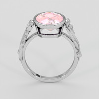 4.39 Ct. Purplish Pink Sapphire Ring, Platinum 950 3