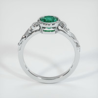 0.93 Ct. Emerald Ring, Platinum 950 3