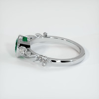 0.93 Ct. Emerald Ring, Platinum 950 4