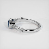 1.59 Ct. Bi Color Sapphire Ring, Platinum 950 4