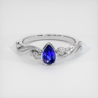 0.80 Ct. Sapphire Ring, Platinum 950 1